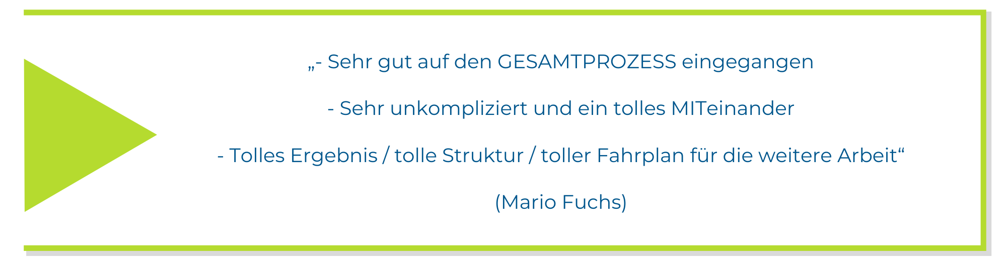 ORGA-Feedback Mario Fuchs